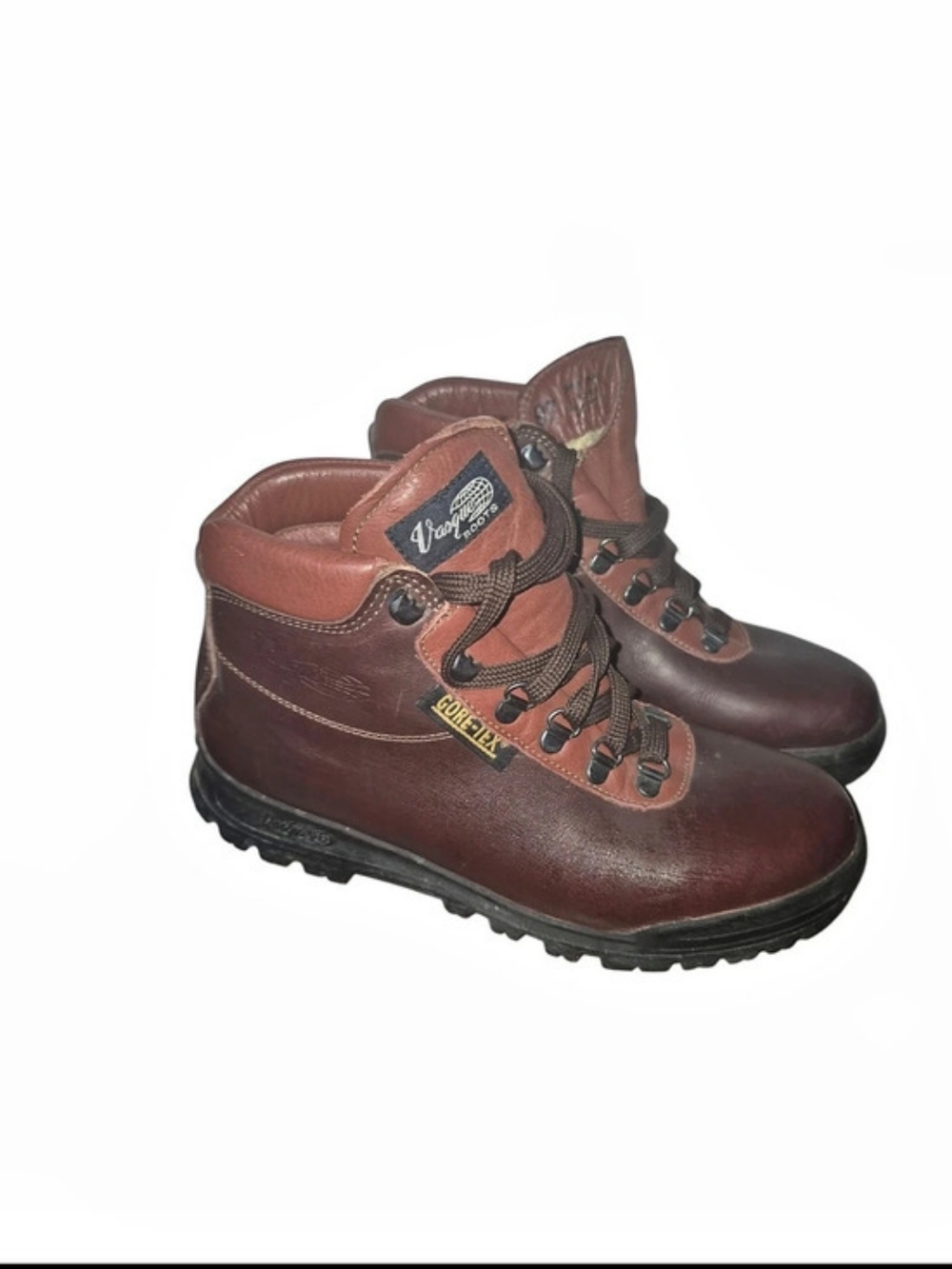 Vasque Sundowner Vintage Gore-Tex Brown Hiking Leather Ankle Boots US 7.5M